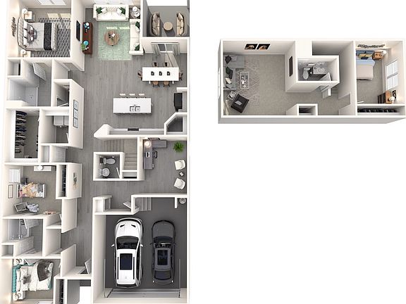 Grayson II 3D Floorplan