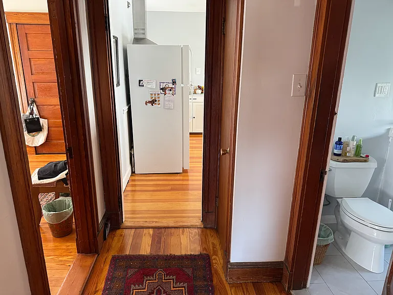 Hall Toward Kitchen with Linan Closet
