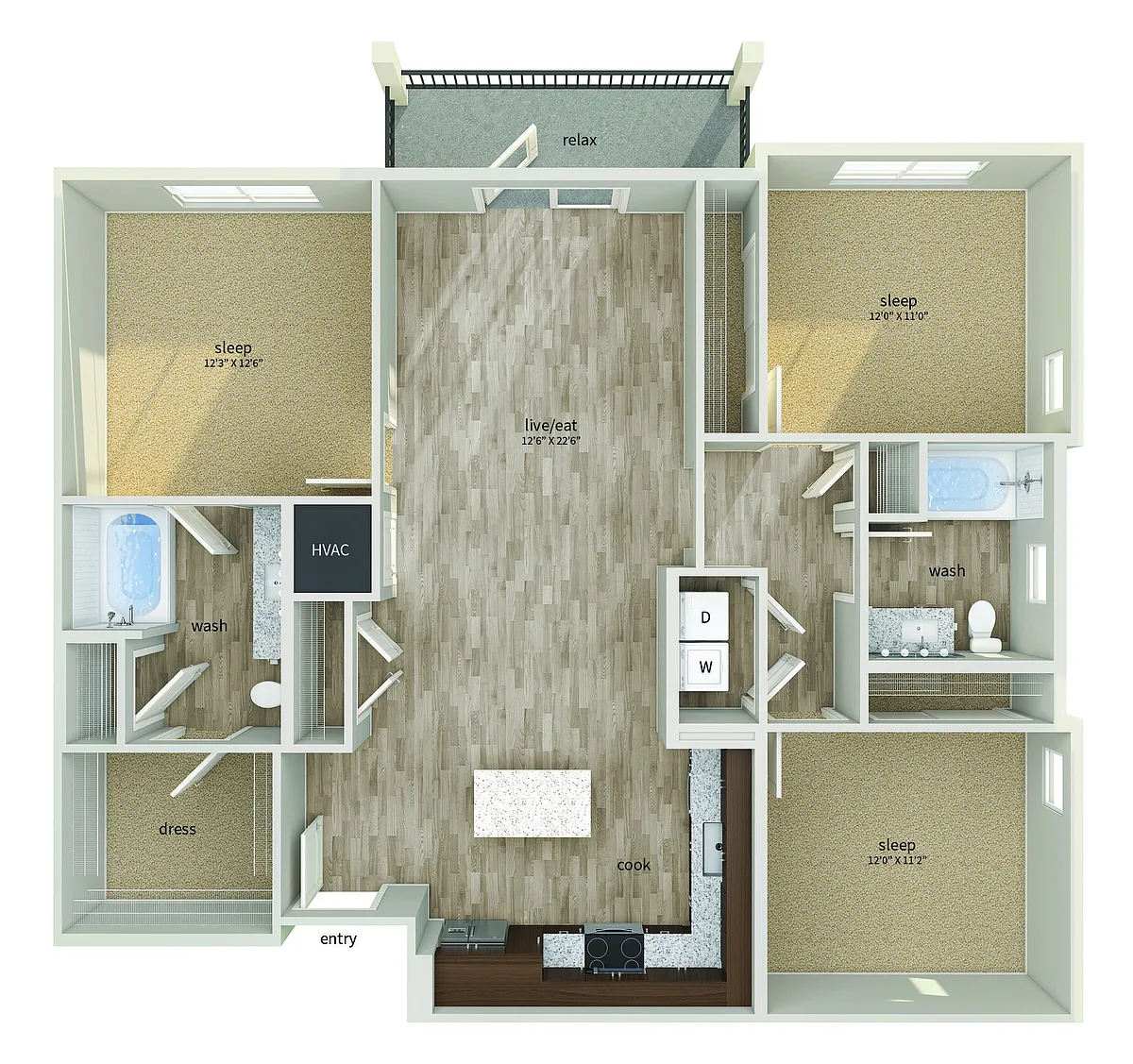 Floor plan C1