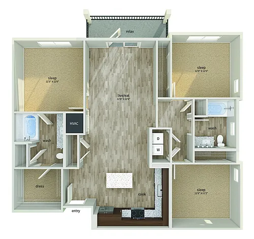 Floor plan C1
