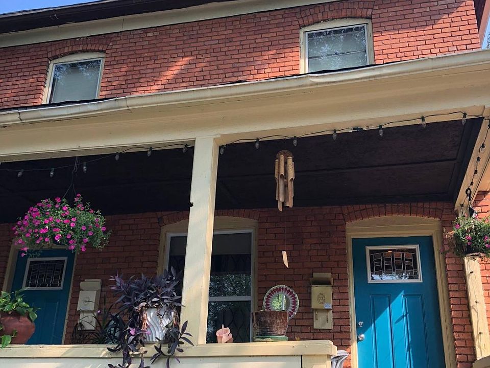 Front door of your downstairs apartment