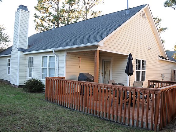 Rear of property