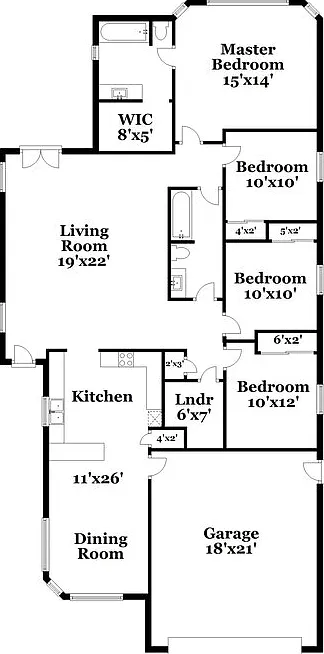 4 bed, 2.0 bath, 1614 sqft, $2,175 — Photo 2