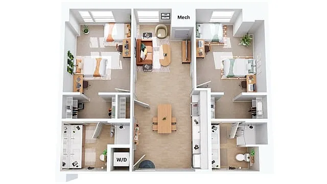Floor plan B6