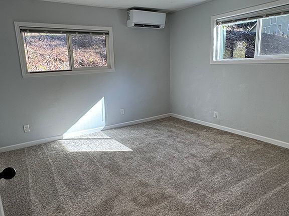 Primary bedroom with its own mini-split (heating & air conditioning).