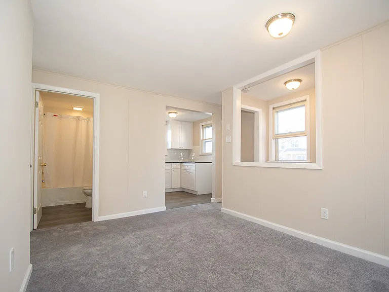 Upstairs dining/living space.