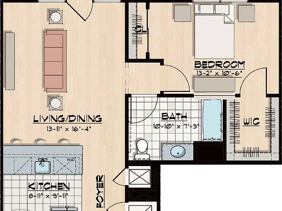 A1 - 715 Sq Ft