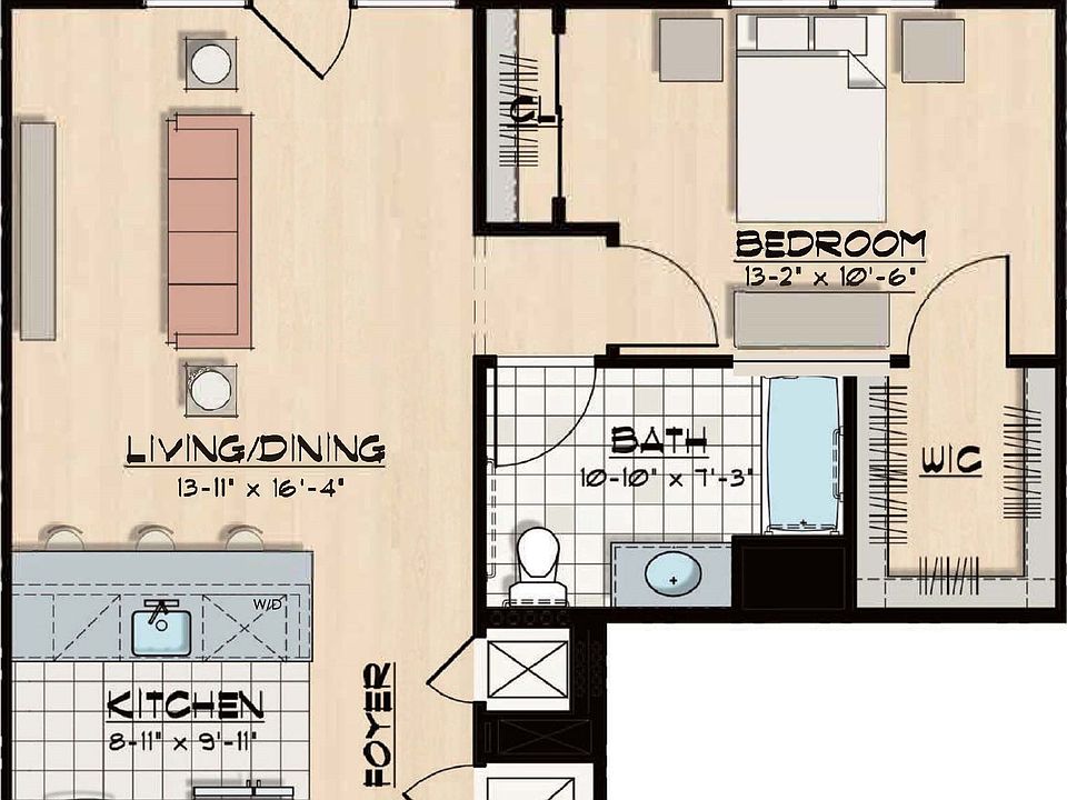A1 - 715 Sq Ft