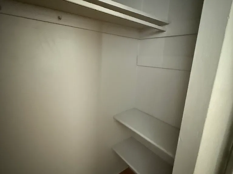 Closet in one of the bedrooms