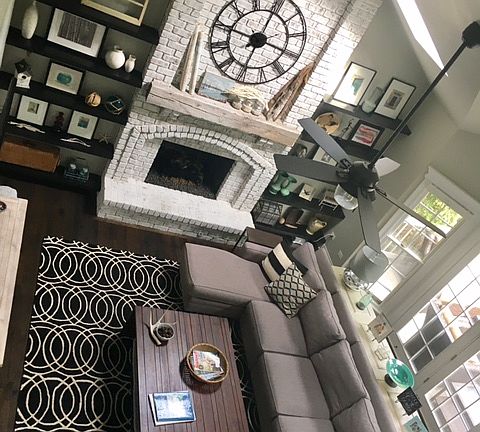 Vaulted FR w skylights & bay