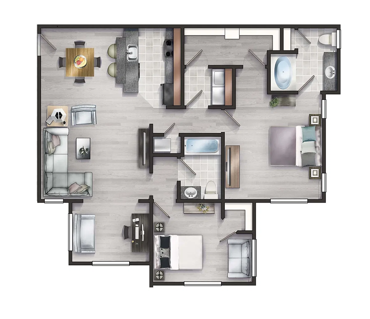Floor plan The Parker