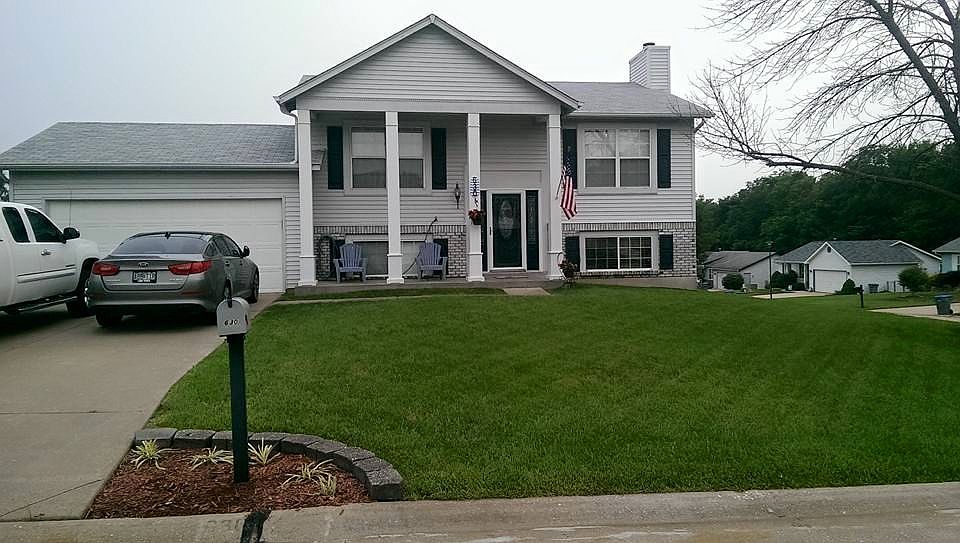 South view of property