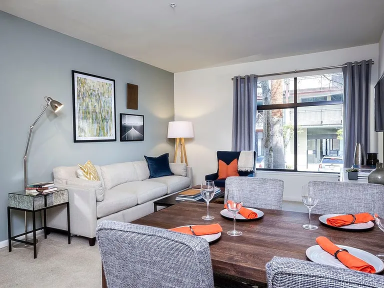 Classic Package I dining and living room with carpet (select homes)