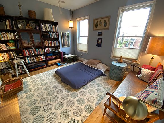 2nd bedroom with organic Japanese futon