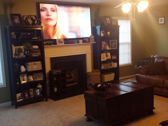 Living room from front door