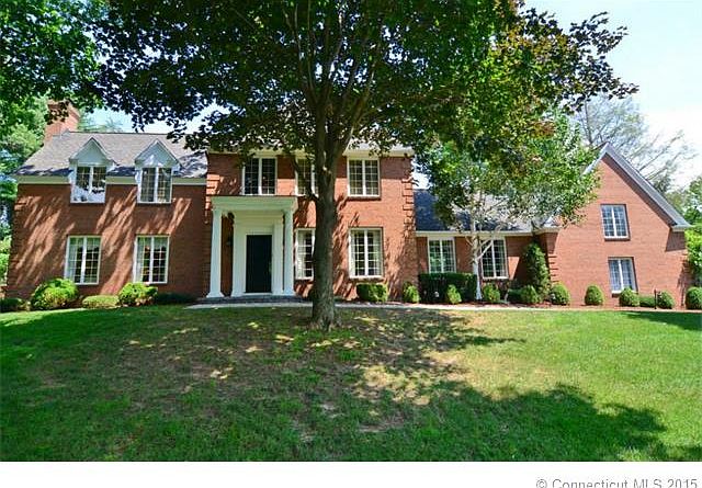 Stately custom brick Colonial