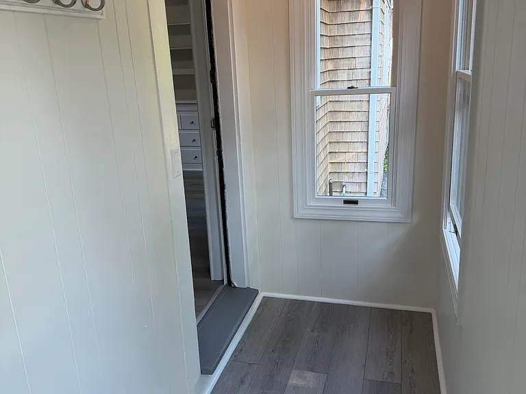 Mudroom from backdoor entrance