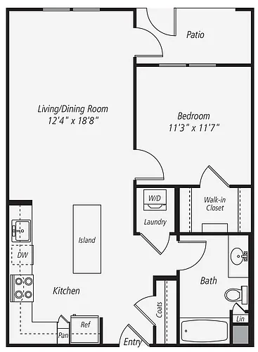 Floor plan A1-123-165