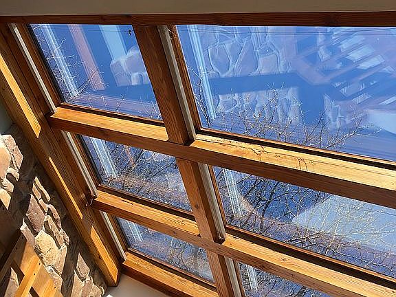 Huge skylights with shades