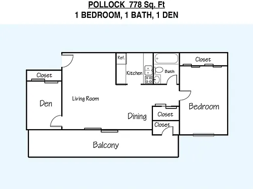 Floor plan Pollock