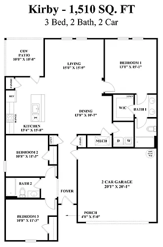 Floor plan Kirby