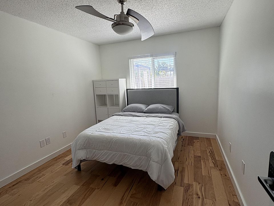 Includes a storage cubby and a reach-in closet
