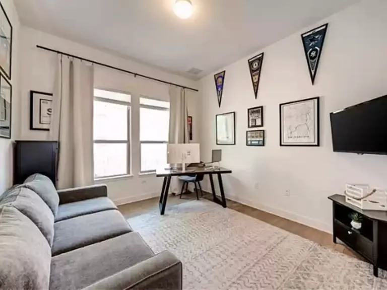 downstairs office