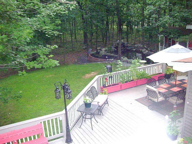 Rear Deck/Koi Pond