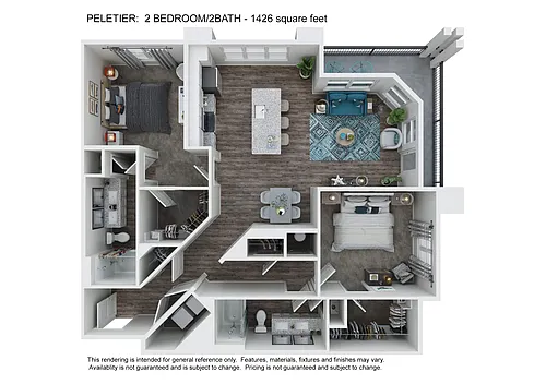 Floor plan B4C - Peletier