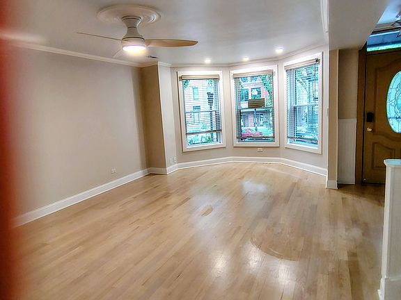 Entrance to Living Room With Hardwood Floors