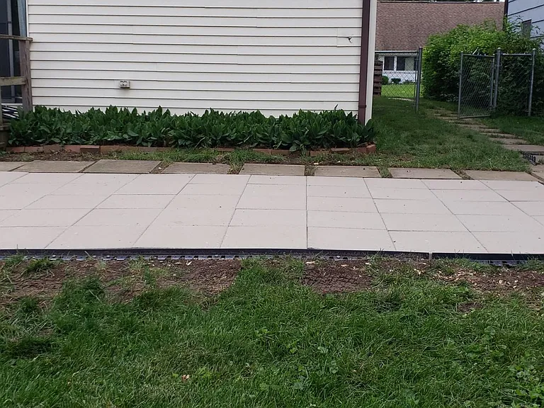 Patio in the rear