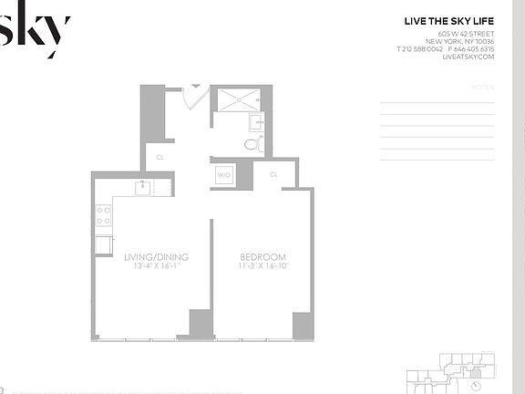 2nd image of 605 W 42nd St Ph 1J