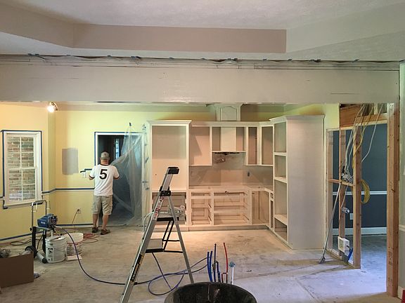 kitchen/living- during 