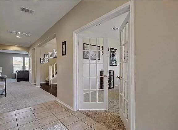 Office with French Door