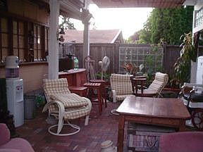 outdoor living space