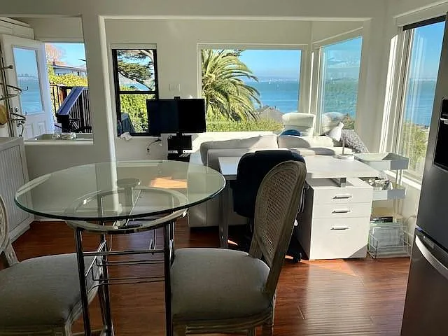 View from Kitchen to front door