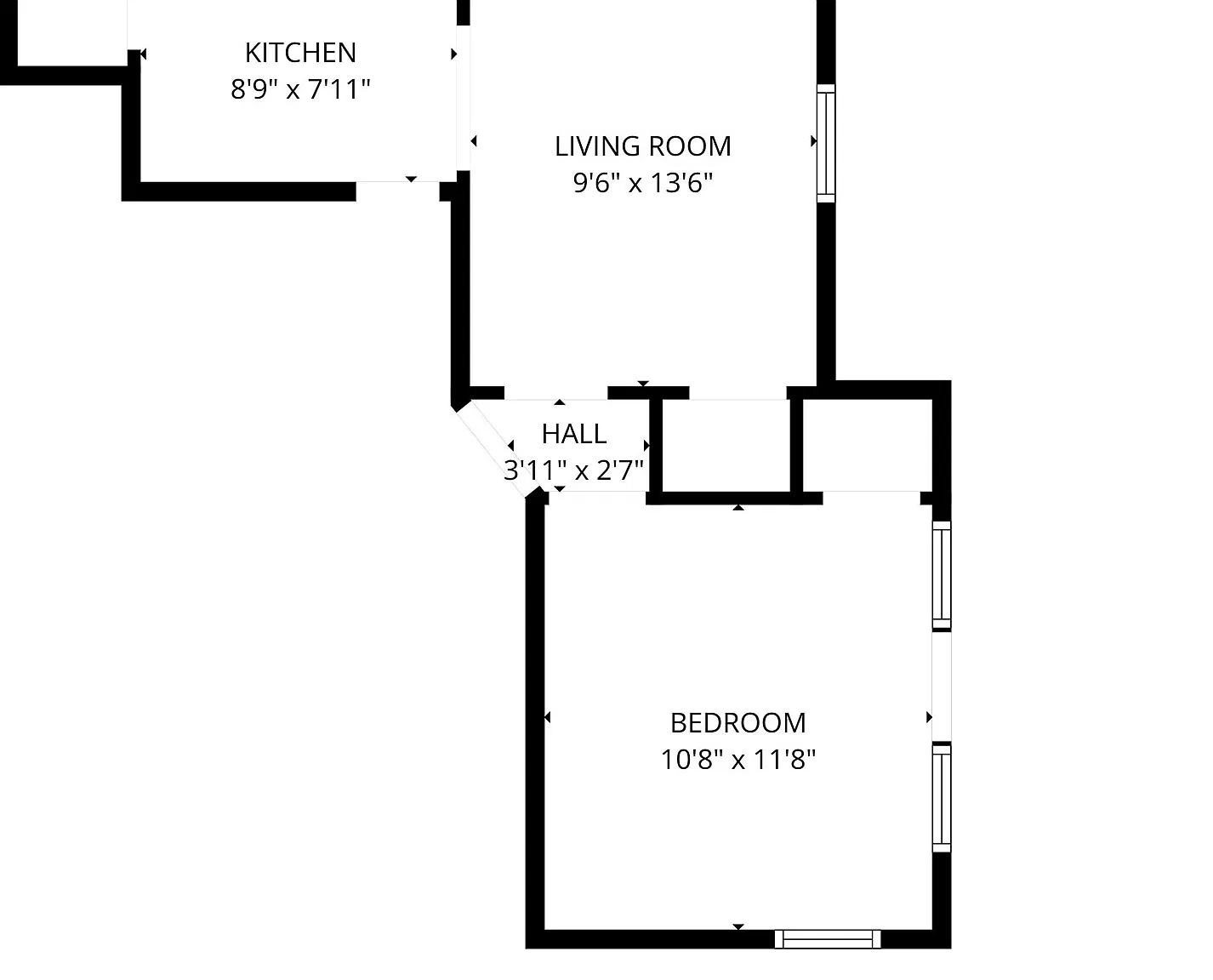 1 bed, 1.0 bath, 420 sqft, $865 — Photo 2