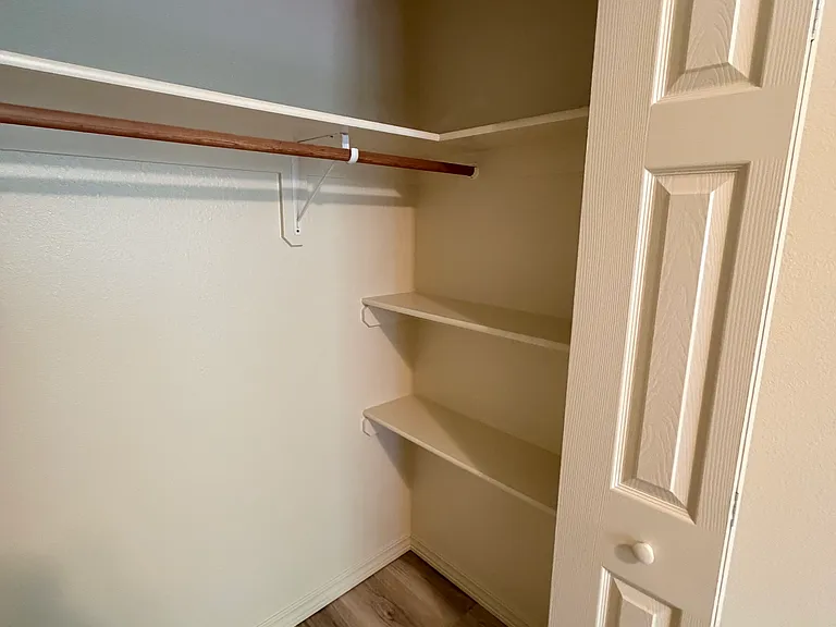 Bedroom 1 closet.