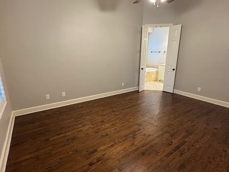 Spacious master bedroom
