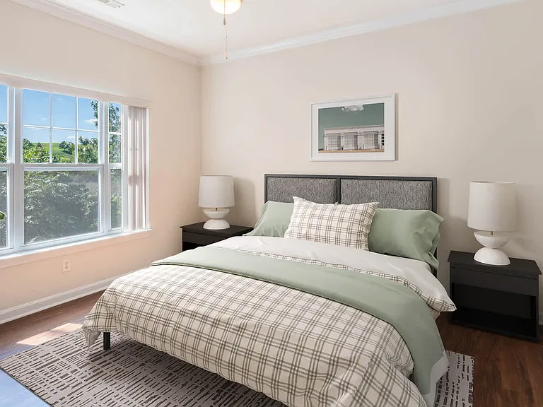 Bedroom with Hard Surface Flooring