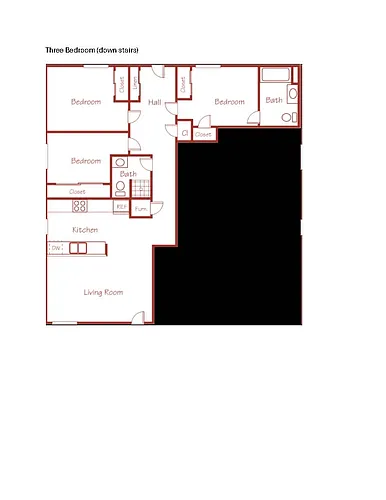 Floor plan 3 Bedroom