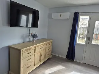 50" TV and self controlled AC