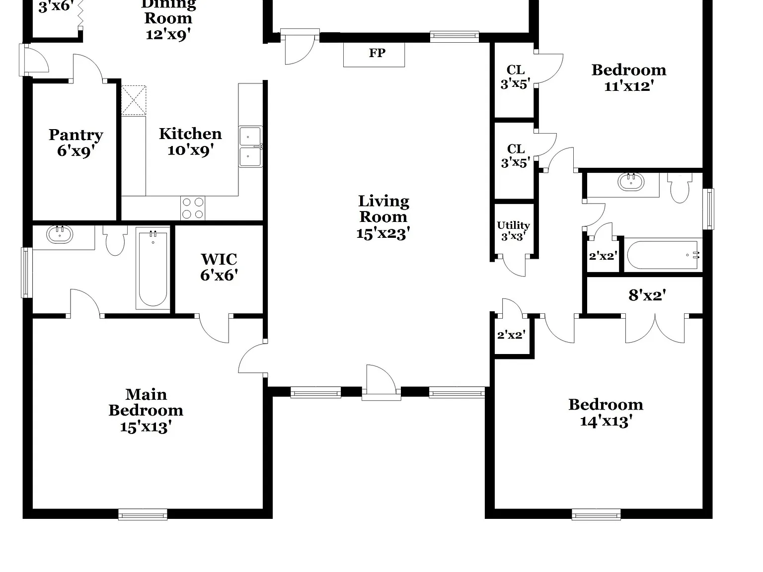 3 bed, 2.0 bath, 1485 sqft, $2,300 — Photo 2
