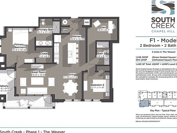 F1 Model The Weaver Floor Plan