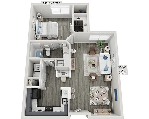 Floor plan Cromwell (A1B)