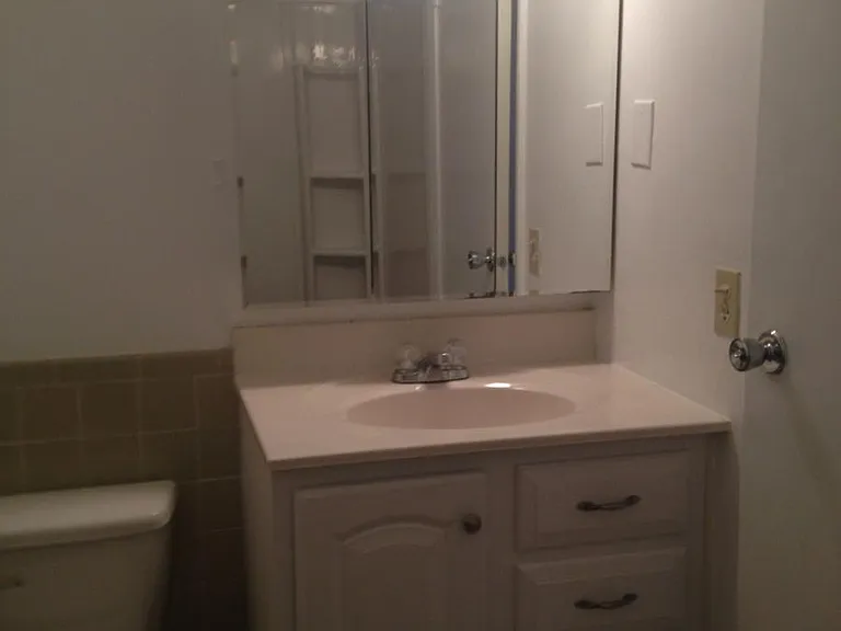 Spacious bathroom