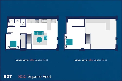 Floor plan 607