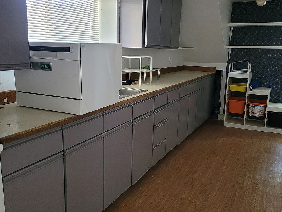 Picture taken prior to removal of counter items.