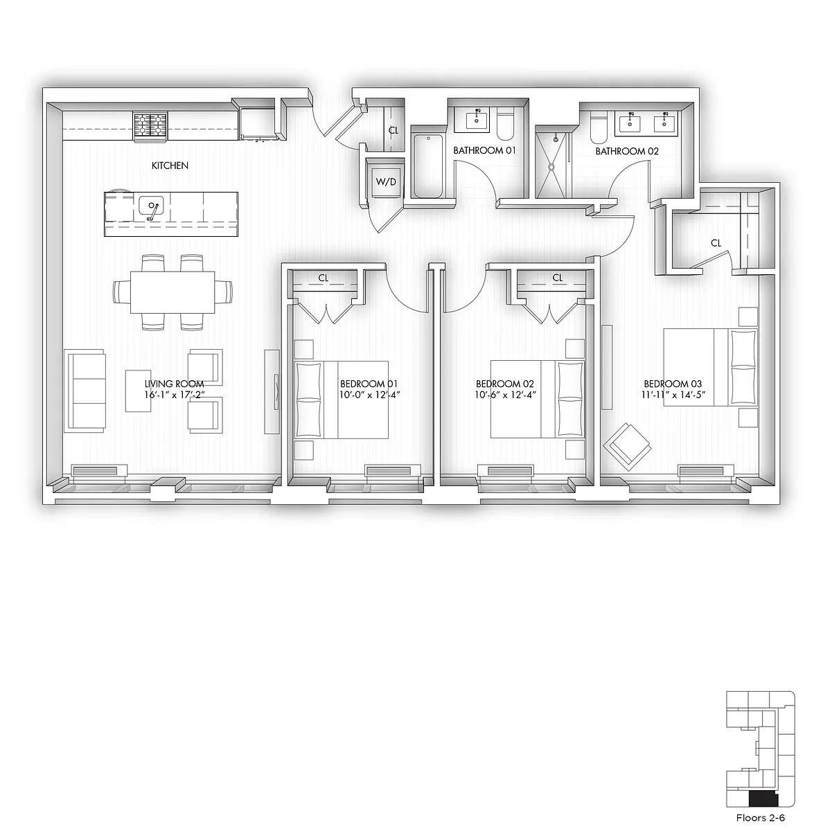 Floor plan 204-604