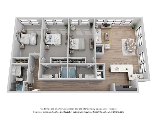 Floor plan A-3E